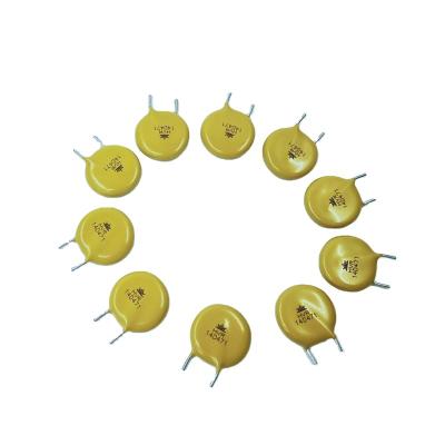 China China electronics components, MOV resistor14mm 14D471 470V 5mm 14mm yellow zov varistor indestrial movements for sale