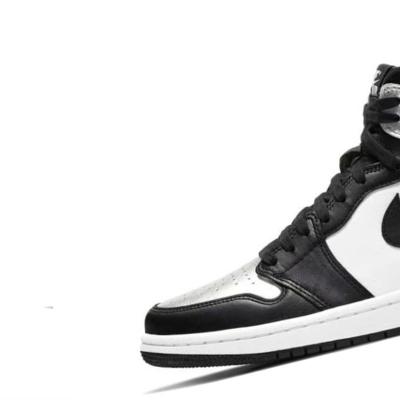 China 2022 High Quality Black New Retro 1 AJ 1 Men Women Basketball Shoes Men's Toe Trainers Sports Damping for sale