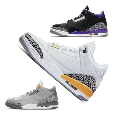 China Cushioning High Quality Mens Sports Shoes Sneakers New AJ 3 Retro Trainers Chaussures Homme Basketball Shoes for sale