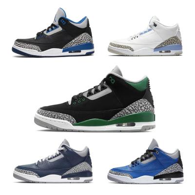 China Cushioning 2022 New Design Mens High Quality AJ 3 Basketball Sneaker Leather Original Quality Sports Shoes for sale