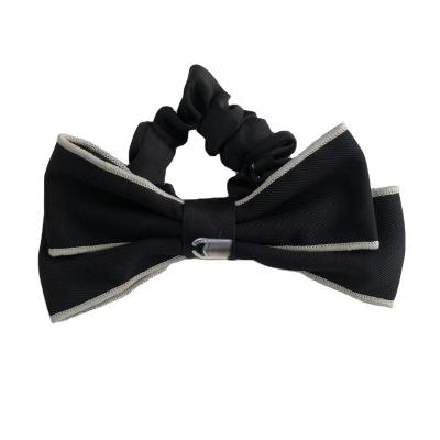 China Korean casual fragrant color girl's small wave bow soft design wave bow hairpin for sale