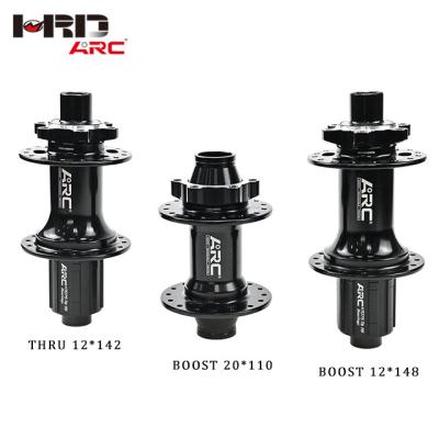 China MT-009F/R aluminum front 12*142 rear 12*142 super loud shimano 11s ARC hub mtb 20mm through axle hubs 6 pawls bike hub for sale