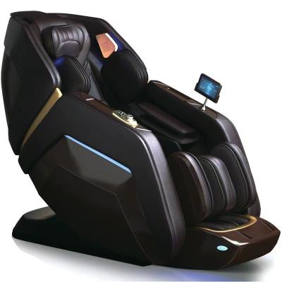 China AI Voice 4D Full Body Massage Chair Thai Zero Stretch Luxury Zero Healthy Heart Rate Detection Massage Chairs 4D for sale