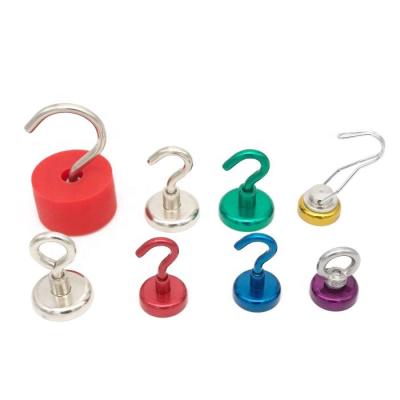 China Super Strong Hot Industrial Magnet China Manufacturer Selling Powerful Hanging Customized Magnetic Hook For Sale for sale