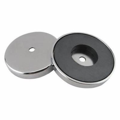 China Industrial Magnet ISO9001 Certified High Strength Magnetic Pot Around Base Magnet for sale