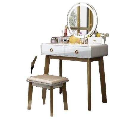 China (Other)Adjustable Bedroom Furniture Drawer Mirror Makeup Standardization Console Dresser for sale