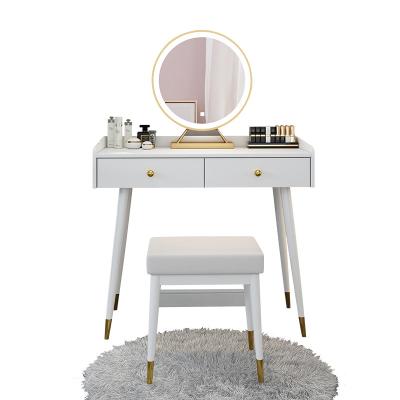 China (Other)Adjustable Solid Wood Others Vanity Table Makeup Vanity Table With Multiple Drawers for sale