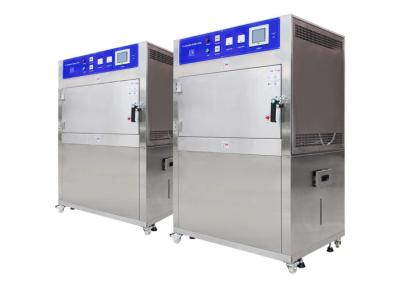 China Medium UV Lamp Accelerated Aging Test Chamber Sunlight Simulate Ultraviolet Weathering Aging Tester for sale