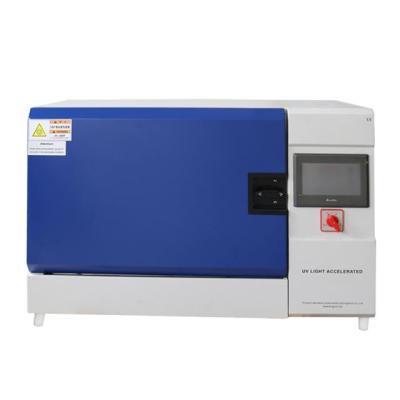 China Economic Benchtop UV Lamp Accelerated Aging Test Chamber UV Weathering Chamber for sale