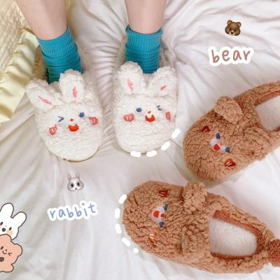 China Wholesale Fashion Trend Slide Fox Fur Cute Indoor Slippers Real Slides Sandals For Women Smudge Fur Slippers for sale