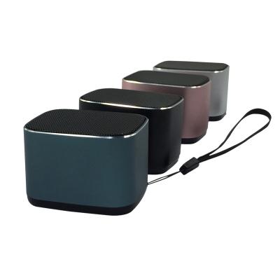 China 2020 Small And Exquisite Hotel And Resort Promotion Gift Mini Bluetooth Speaker Aluminum Alloy Body for sale