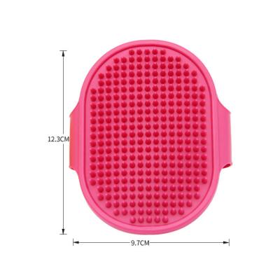 China Viable Wholesale High Quality Dog Bath Hair Brush Pet Bath Massage Washing Brush for sale