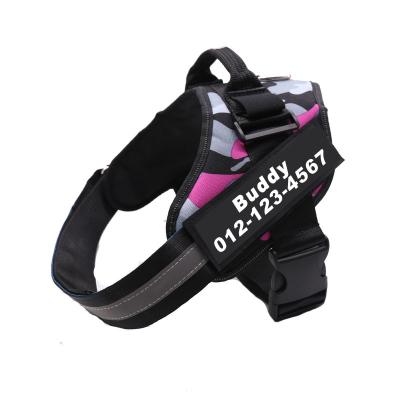 China Top Quality Reflective Cheap Adjustable Pet Harness Backpack Breathable Harness for sale