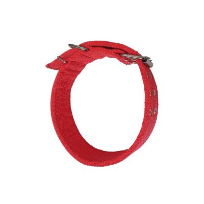 China Factory Price Sustainable Adjustable Nylon Dog Pet Collar For Dogs And Cats for sale