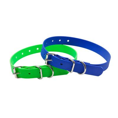 China Soft Touch PVC Dog Collar Thoughtful Waterproof Pet Collar Fashion And Simple Design for sale