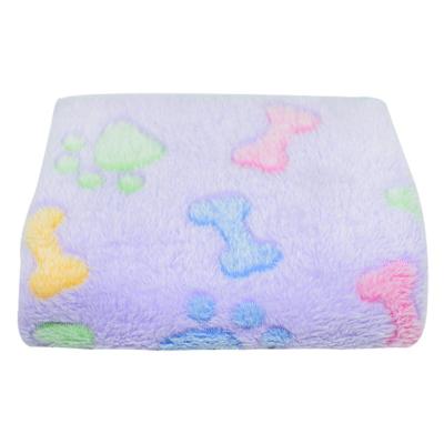 China Warm Mat Washable Covering Breathable Sleeping Mat Cat Dog Bed Thickened Soft Coral Fleece Blanket Household Pet Portable for sale