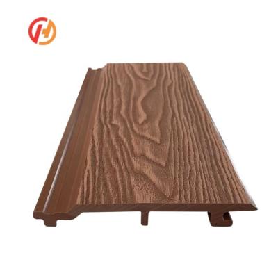 China Modern Decorative Crack-Resistant Wpc Cladding Wpc 3d Exterior Wall Panel With Accessories for sale