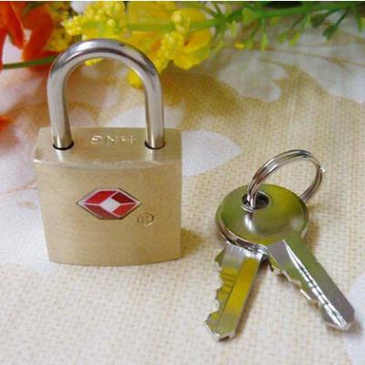 China FULL BRASS TSA PADLOCK TSA LOCK WITH KEYS TSA-122 for sale