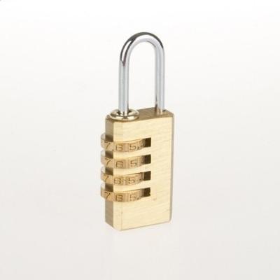 China 4 Digits Brass Combination Padlock Brass Lock CR-04K for sale