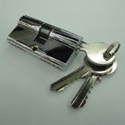 China 60mm Double Zinc Cylinder with 3 iron normal keys for sale