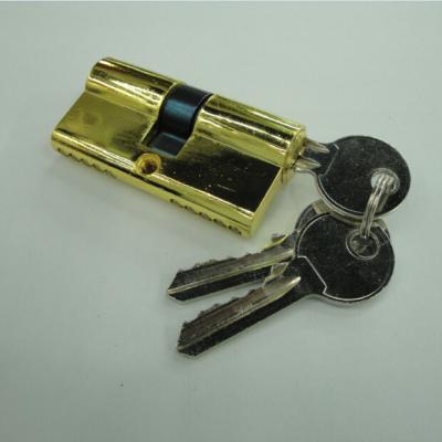 China 60mm Double Zinc Cylinder with 3 iron normal keys GP color for sale