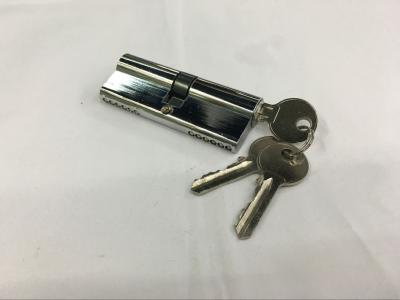 China 80mm Double Zinc Cylinder with 3 iron normal keys Surface finish CP for sale