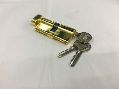 China 70mm(35*35) Single Zinc Cylinder with 3 iron normal keys Surface finish GP with Knob for sale