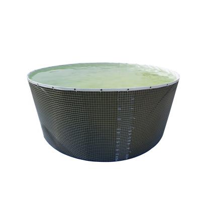 China China Origin 10000L PVC Pond View Anti-leaking Portable Water Tank For Fish Farming for sale