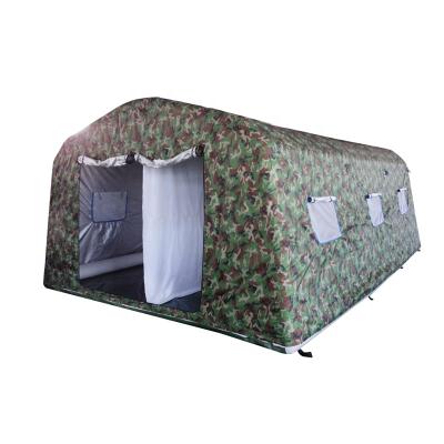 China Tube Type Tent Stake Durable Single Layer Tent Inflatable Military Tent Wholesale With 2 Layers for sale