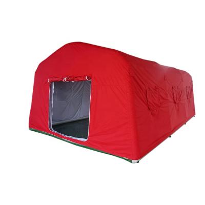 China Hot Selling Waterproof USA Imported PVC CE Decontamination Inflatable Shower Tent With One Layer for sale