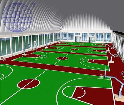 China 2018 High Quality Gymnasium Large Span PVDF Air Dome Football Hall for sale