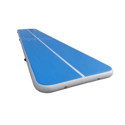 China Indoor or outdoor gymnastics traning and playing high quality DWF Airtrack inflatable gymnastics mat with factory wholesale price Te koop