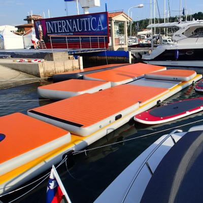 China boat & Universal High Quality Portable Inflatable Floating Surfboard Docks Water Docks Platform for sale