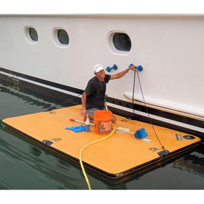 China boat & Surfboard Docks DWF Durable Drop Point Inflatable Floating Docks Pontoon For Sale for sale