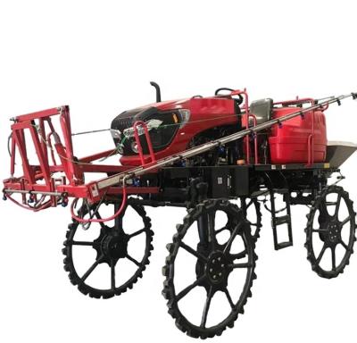 China 2021 Low Maintenance Machine Diesel Self-propelled Four Wheel Dosing Machine Rice Wheat Seedling Fattening Vehicle for sale