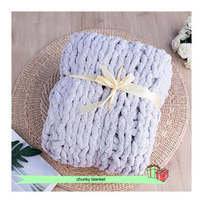 China Simple Chunky Throw Blankets Maker Luxury Blanket Picnic Blanket for sale