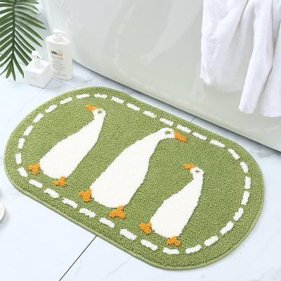 China i@home Luxury Stocked Round Bath Mat Cartoon Microfiber Bath Blanket For Bathroom for sale