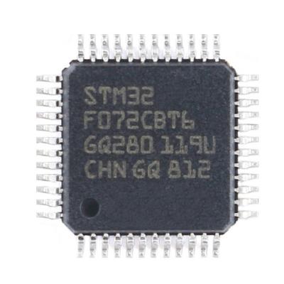 China STM32F072CBT6 standard new and original current microcontroller IC Chip Integrated Circuits of LQFP48 for sale