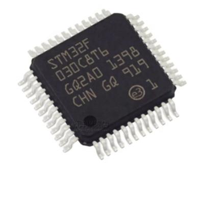 China New and original current microcontroller IC Chip Integrated Circuits STM32F030 LQFP48 from STM32F030C8T6 standard for sale