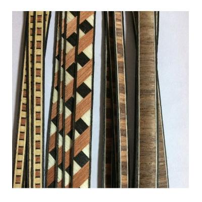 China Contemporary Veneer Inlay Strip Border Natural Wood Veneer For Door Furniture Decoration for sale