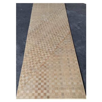 China Traditional Price Red Walnut Woven Veneer For Interior Furnishing for sale