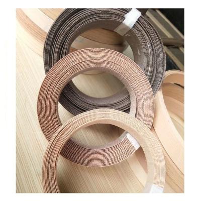 China Contemporary Dark Edging Natural Wood Veneer For Door Cabinet Office Furniture for sale