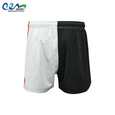 China High Quality Anti-wrinkle Factory Custom Made Men's Workout Two Tone Split Color Sports Shorts for sale