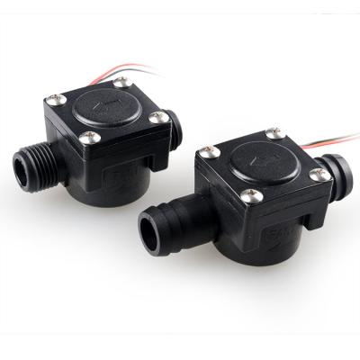 China 1~30L/Min magnetic plastic water flow sensor. Nylon and fiber wholesale G3/4' hall with good quality for sale