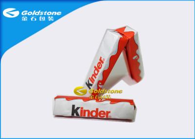 China Aluminum Wax Paper Candy / Chocolate Foil Wrappers Excellent Fold Properties for sale