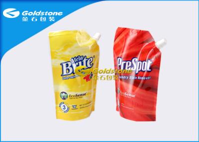 China Custom Design Stand Up Pouch With Spout Washing Detergent Powder Packaging for sale