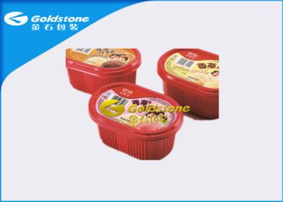 China Colorful Printed Disposable Plastic Yogurt Cups Injection / Thermo Forming Type for sale