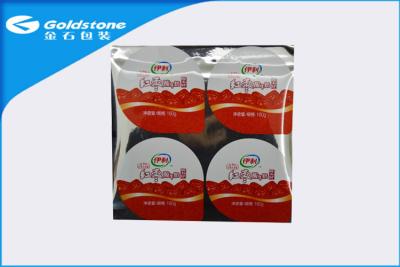 China Rollstock Germfree Yogurt Cup Lidding Film With Delicate Printing Leakproof for sale