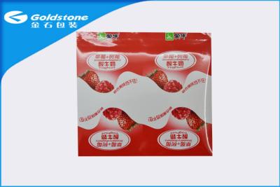 China Milk Packaging High Barrier Aluminum Sealing Film For Yogurt Cup , 10 Colors for sale