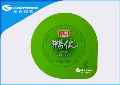 China Customized Heat Seal Foil Lidding Yogurt Beverage Sealing Film By Goldstone for sale